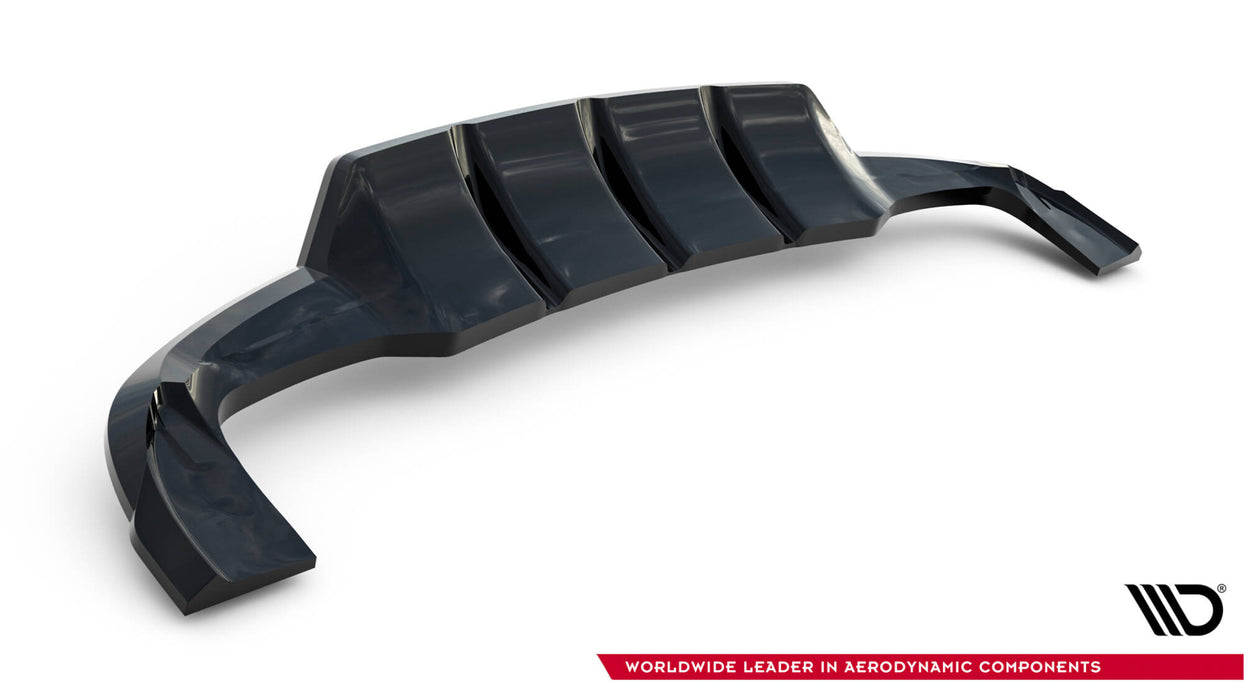 Maxton Design Rear Splitter (with vertical bars) V.2 Mercedes-Benz GLA 45 AMG X156