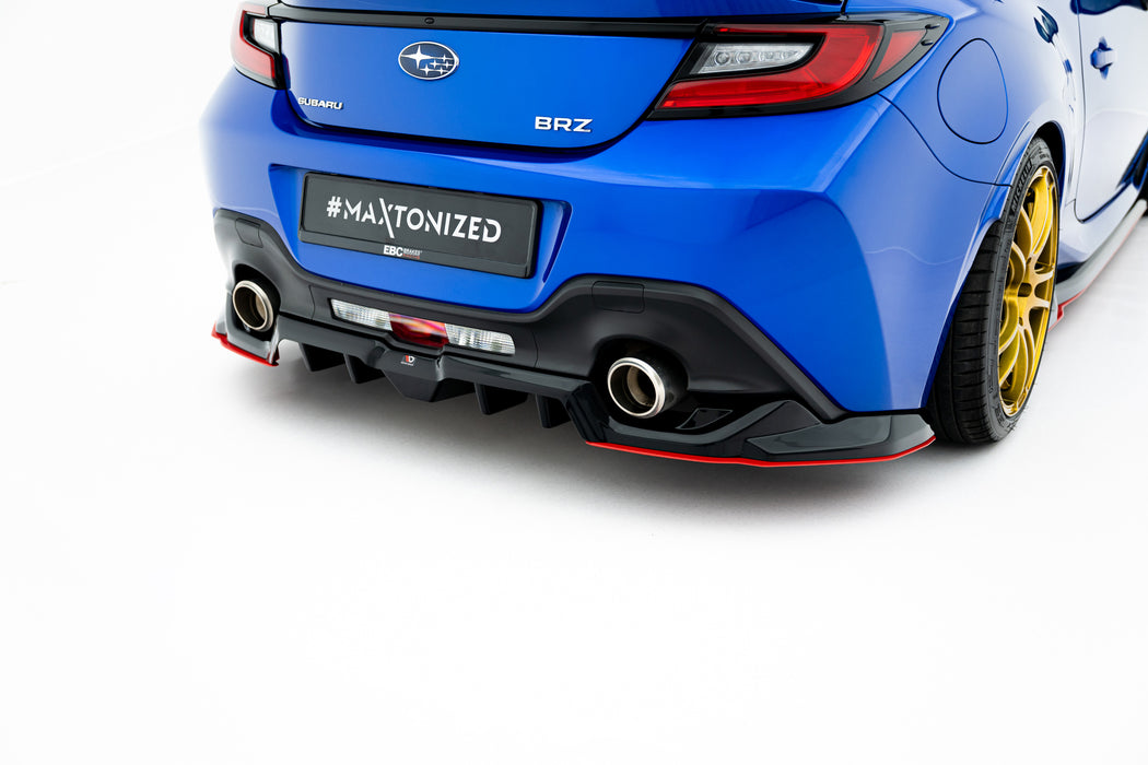 Maxton Design Rear Splitter (with vertical bars) V.2 Subaru BRZ Mk2