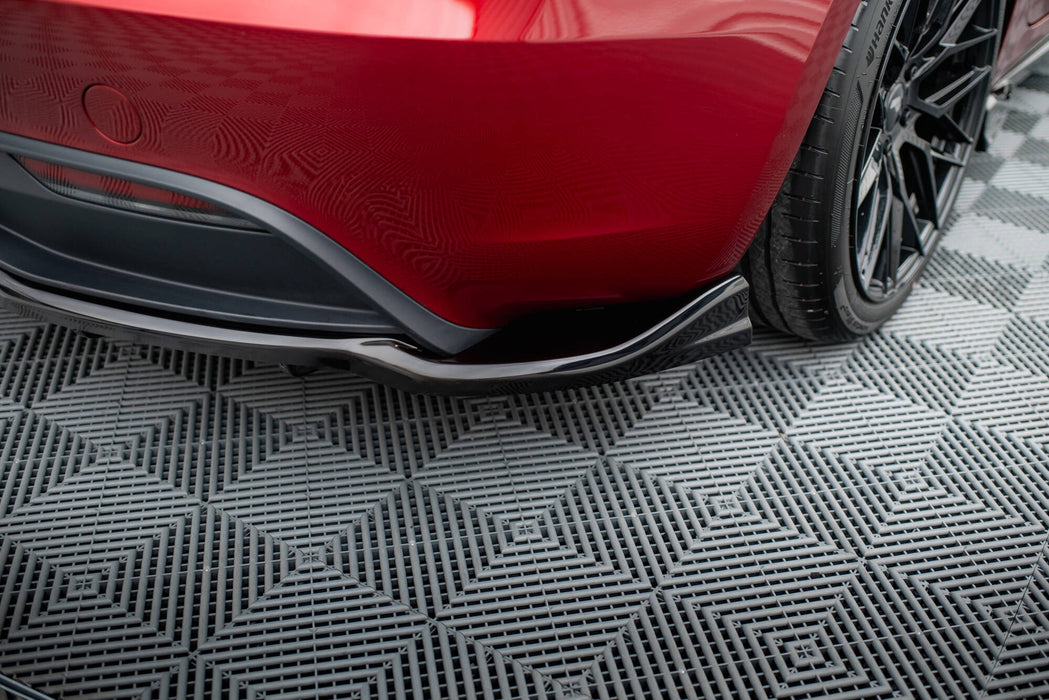 Maxton Design Rear Splitter (with vertical bars) V.2 Tesla Model 3 Project Highland(Facelift)