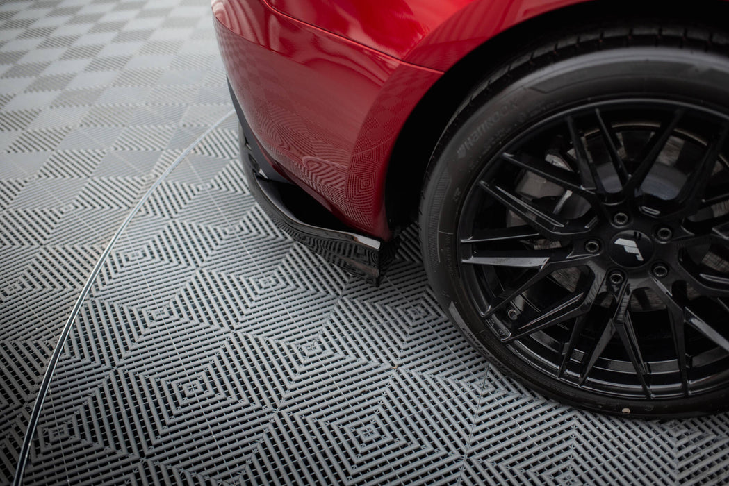 Maxton Design Rear Splitter (with vertical bars) V.2 Tesla Model 3 Project Highland(Facelift)