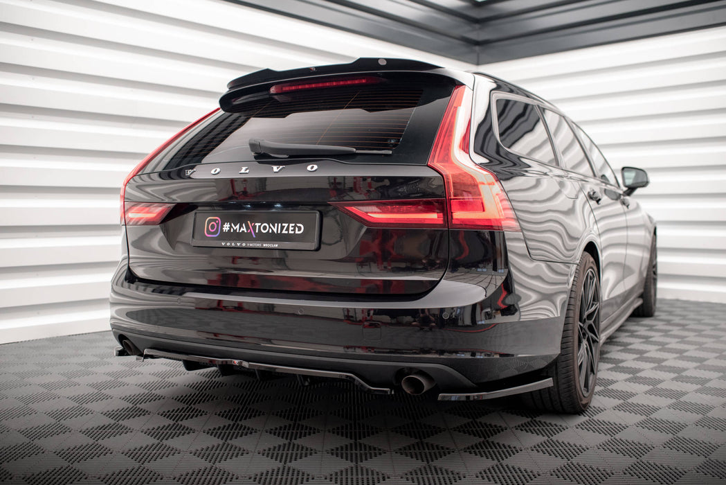 Maxton Design Rear Splitter (with vertical bars) V.2 Volvo V90 Mk2