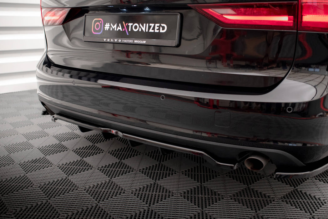 Maxton Design Rear Splitter (with vertical bars) V.2 Volvo V90 Mk2