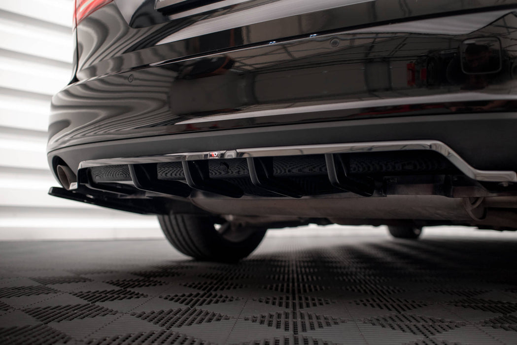 Maxton Design Rear Splitter (with vertical bars) V.2 Volvo V90 Mk2