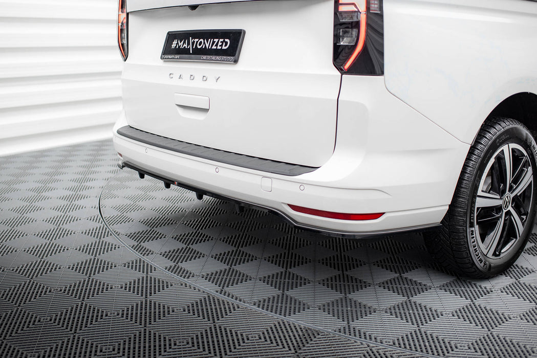Maxton Design Rear Splitter (with vertical bars) Volkswagen Caddy Maxi Mk5