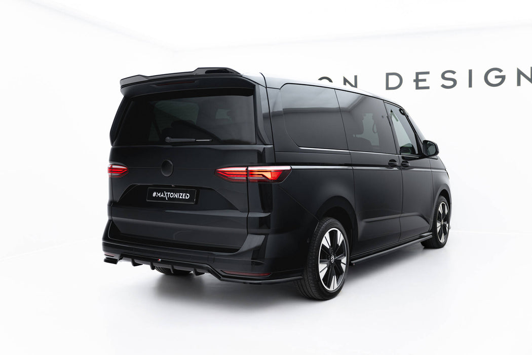 Maxton Design Rear Splitter (with vertical bars) Volkswagen Multivan Long T7