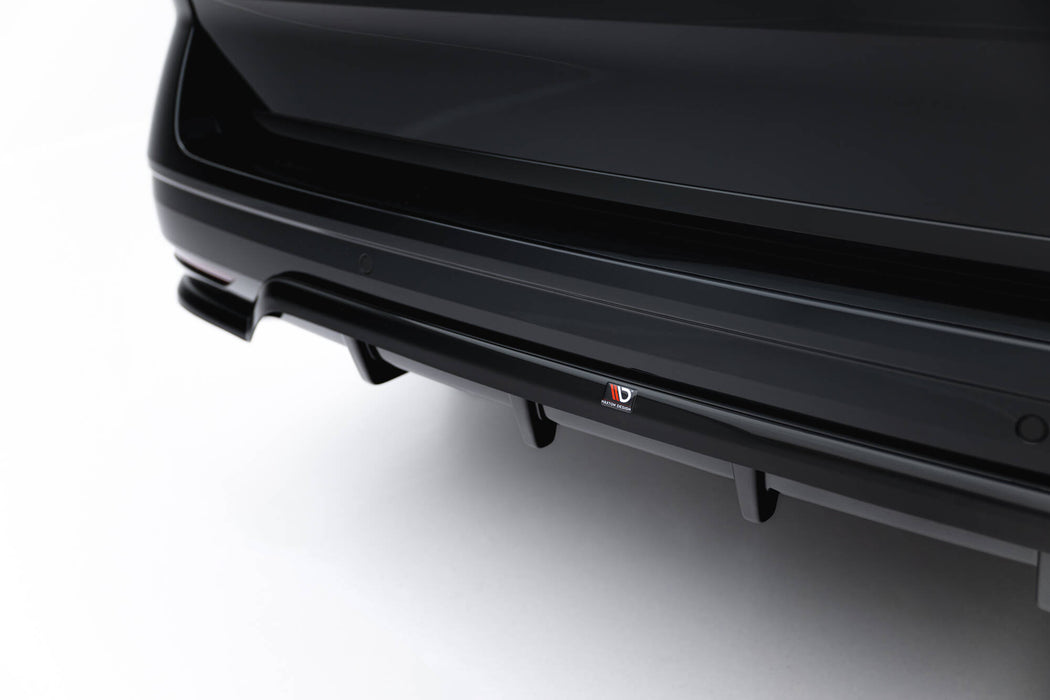 Maxton Design Rear Splitter (with vertical bars) Volkswagen Multivan Long T7