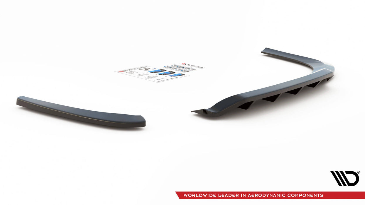 Maxton Design Rear Splitter (with vertical bars) Volkswagen Passat CC