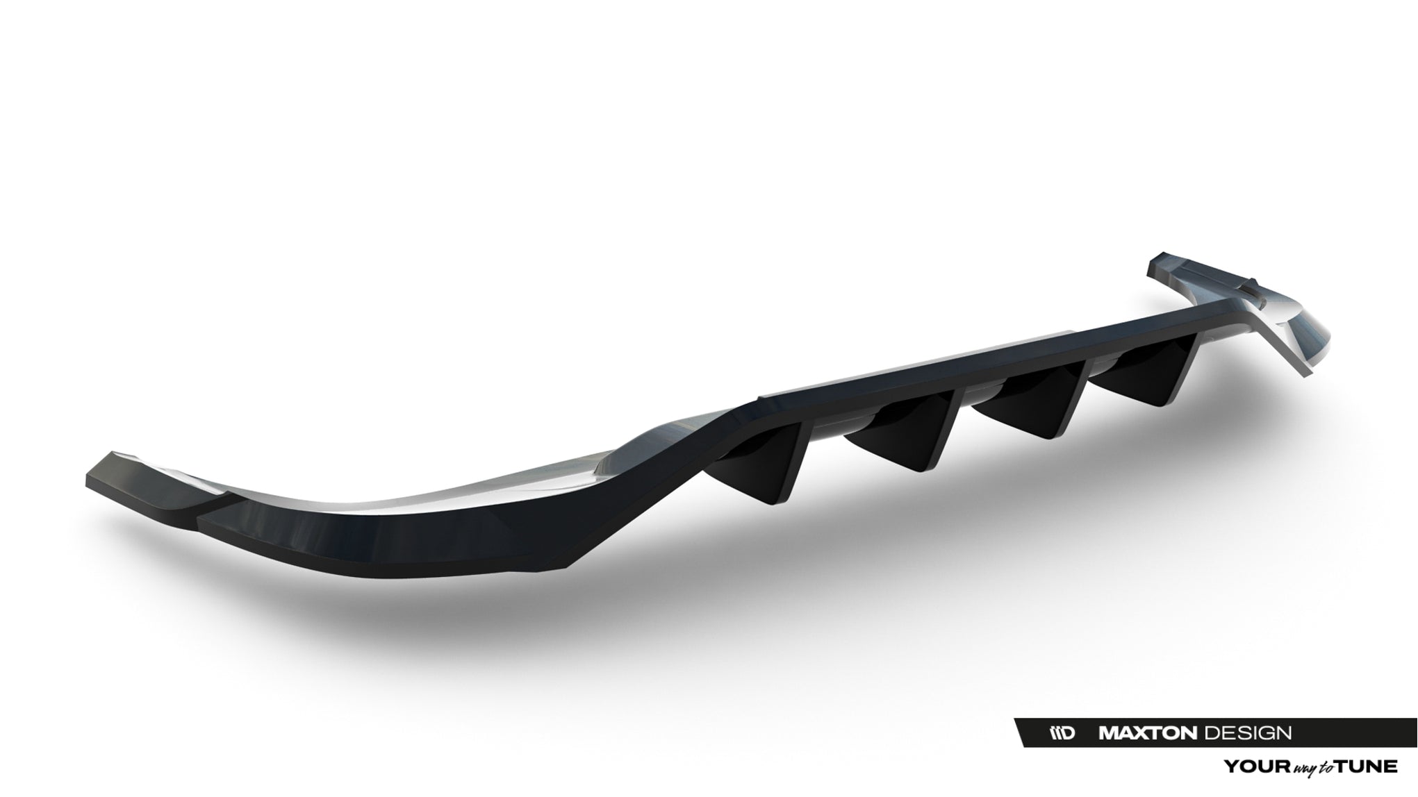 Rear Splitter (with vertical bars) Volkswagen Tiguan R-Line Mk3 | M ...