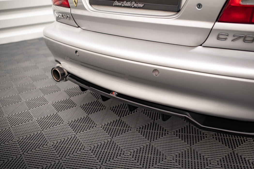 Maxton Design Rear Splitter (with vertical bars) Volvo C70 Mk1
