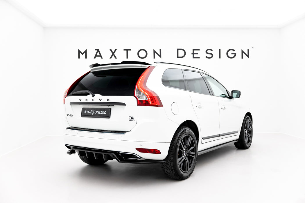 Maxton Design Rear Splitter (with vertical bars) Volvo XC60 Mk1 Facelift