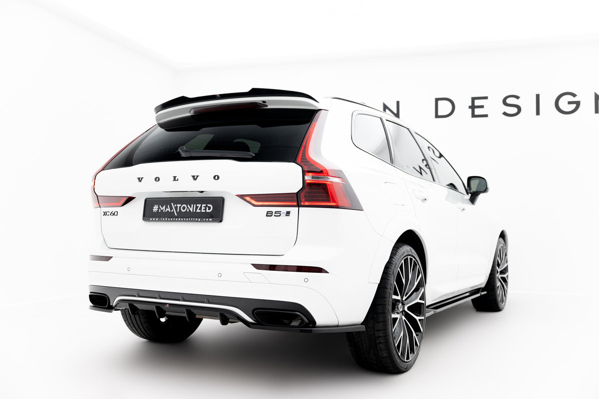 Maxton Design Rear Splitter (with vertical bars) Volvo XC60 Mk2 R-Desi ...
