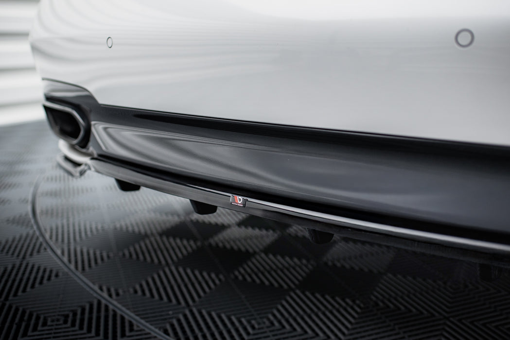 Maxton Design Rear Splitter (with vertical bars) for BMW 7 M-Pack G11 /G12
