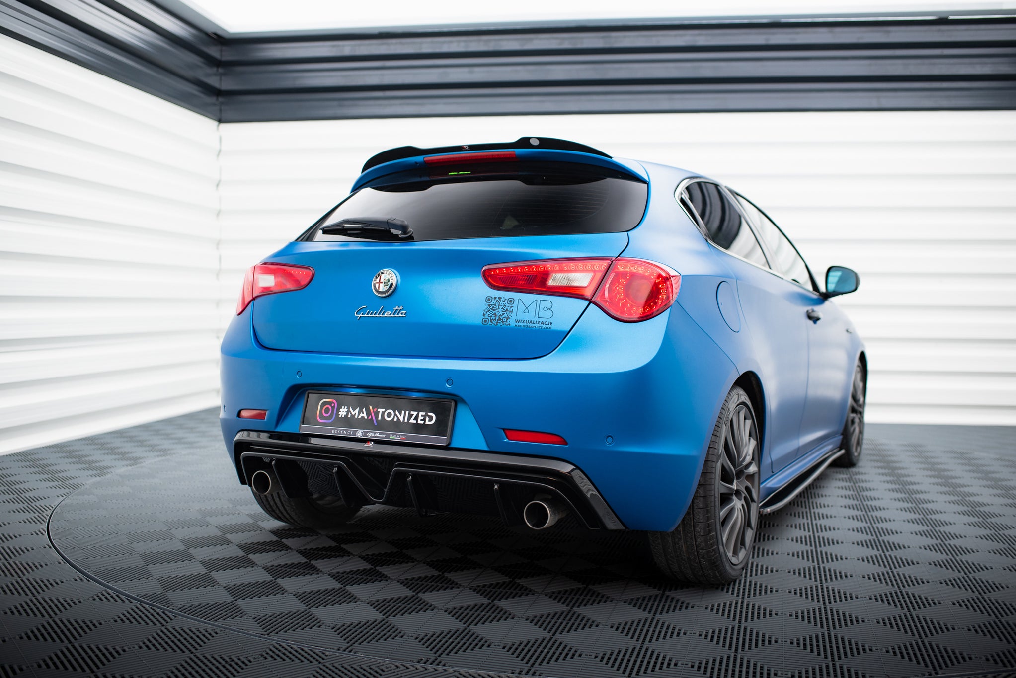 Maxton Design Rear Valance Alfa Romeo Giulietta (Exhaust On Both Sides ...