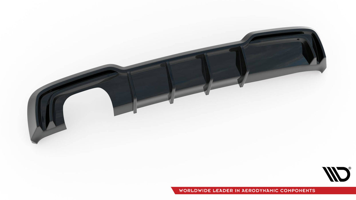 Maxton Design Rear Valance Audi A3 S-Line Sportback 8V Facelift (Version with dual exhausts on one side)