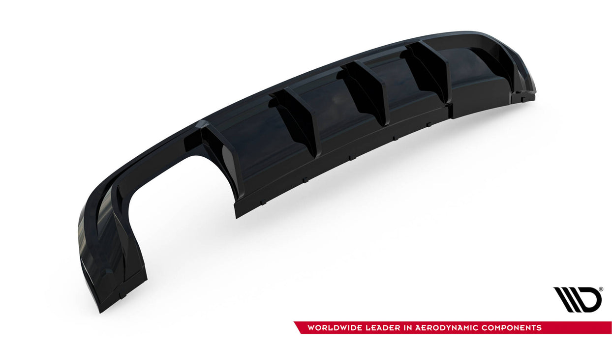 Maxton Design Rear Valance Audi A3 S-Line Sportback 8V (Version with dual exhausts tips on one side)