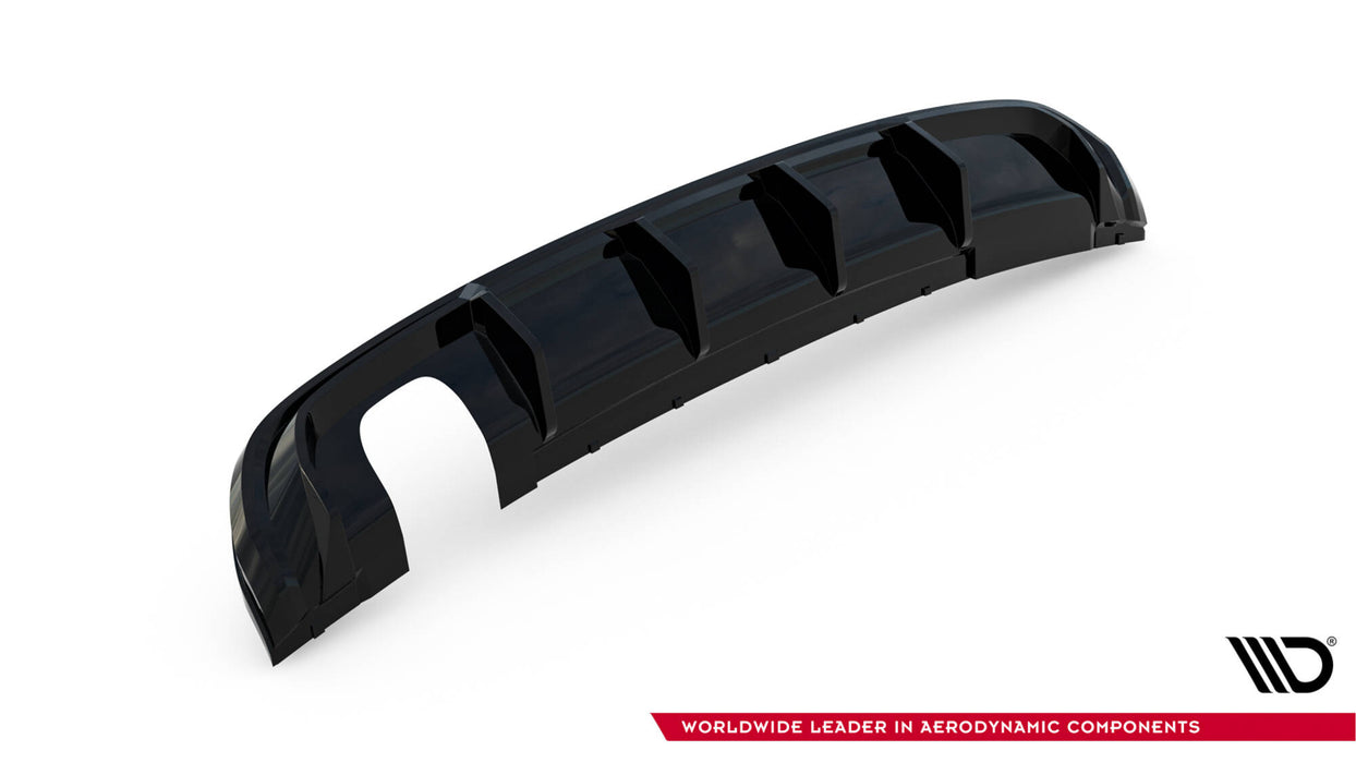 Maxton Design Rear Valance Audi A3 S-Line Sportback 8V (Version with single exhaust tips on one side)