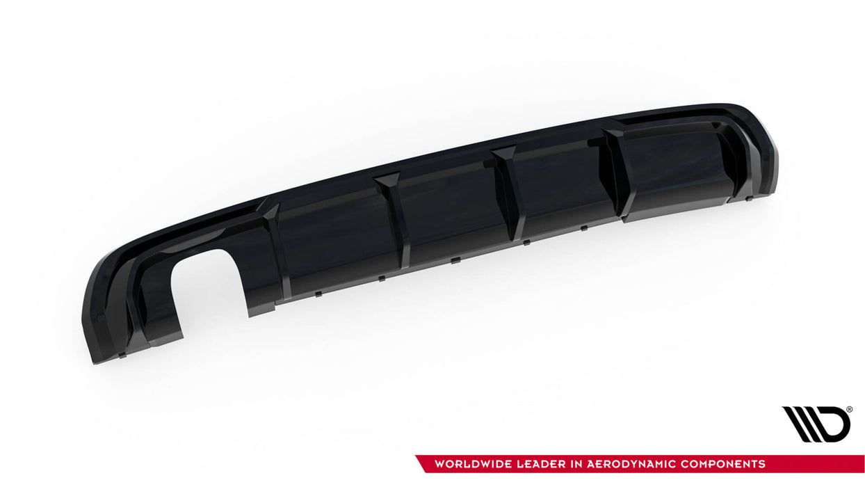 Maxton Design Rear Valance Audi A3 S-Line Sportback 8V (Version with single exhaust tips on one side)