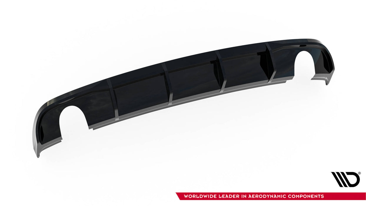 Maxton Design Rear Valance Audi A3 Sedan 8V Facelift  (Version with single exhaust tips on both sides)