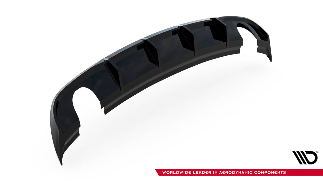 Maxton Design Rear Valance Audi A3 Sedan 8V Facelift  (Version with single exhaust tips on both sides)