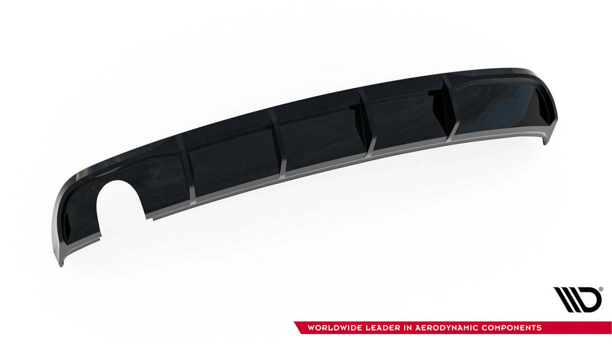 Maxton Design Rear Valance Audi A3 Sedan 8V Facelift (Version with single exhaust tips on one side)