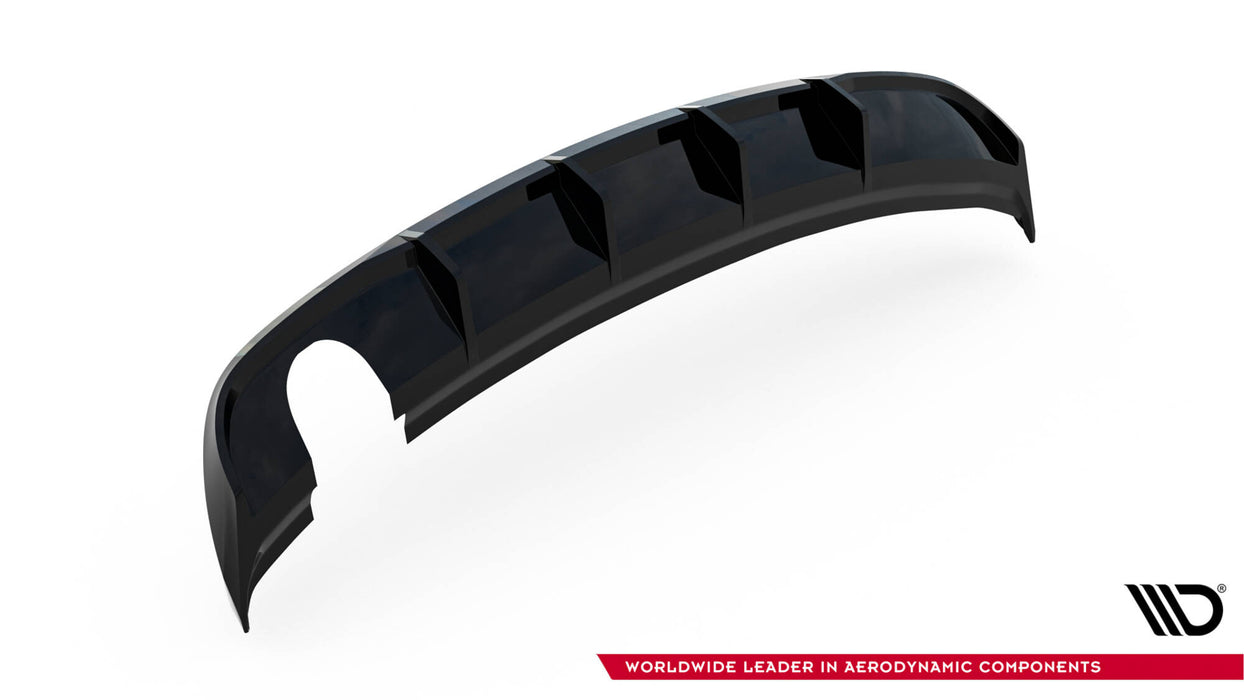 Maxton Design Rear Valance Audi A3 Sedan 8V Facelift (Version with single exhaust tips on one side)