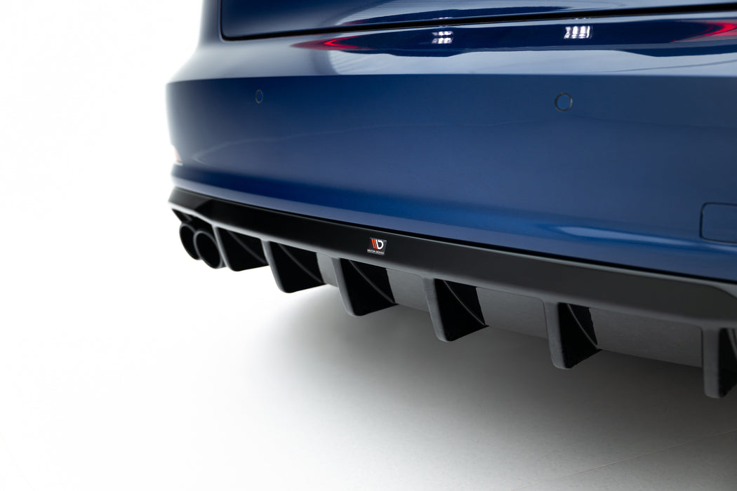 Maxton Design Rear Valance Audi A3 Sedan 8V  (Version with dual exhaust tips on one side)