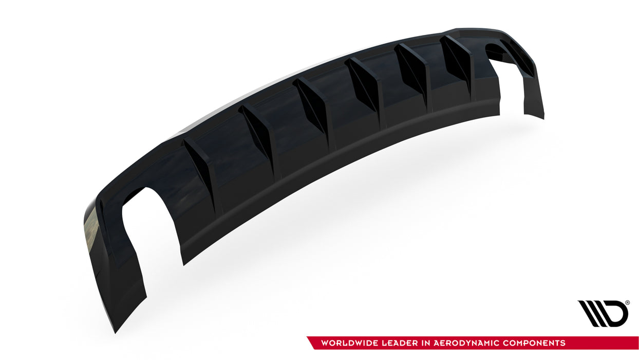 Maxton Design Rear Valance Audi A3 Sedan 8V (Version with single exhaust tips on both sides)