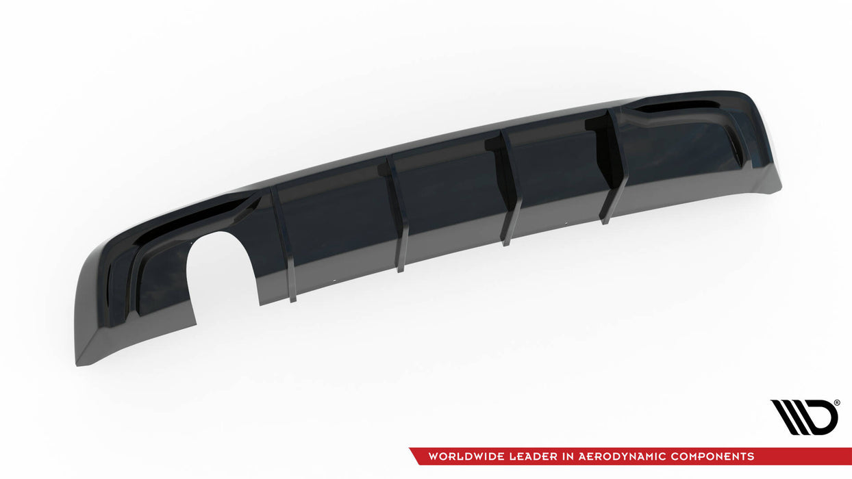 Maxton Design Rear Valance Audi A3 Sportback 8V Facelift (Version with one exhaust tip on single side)