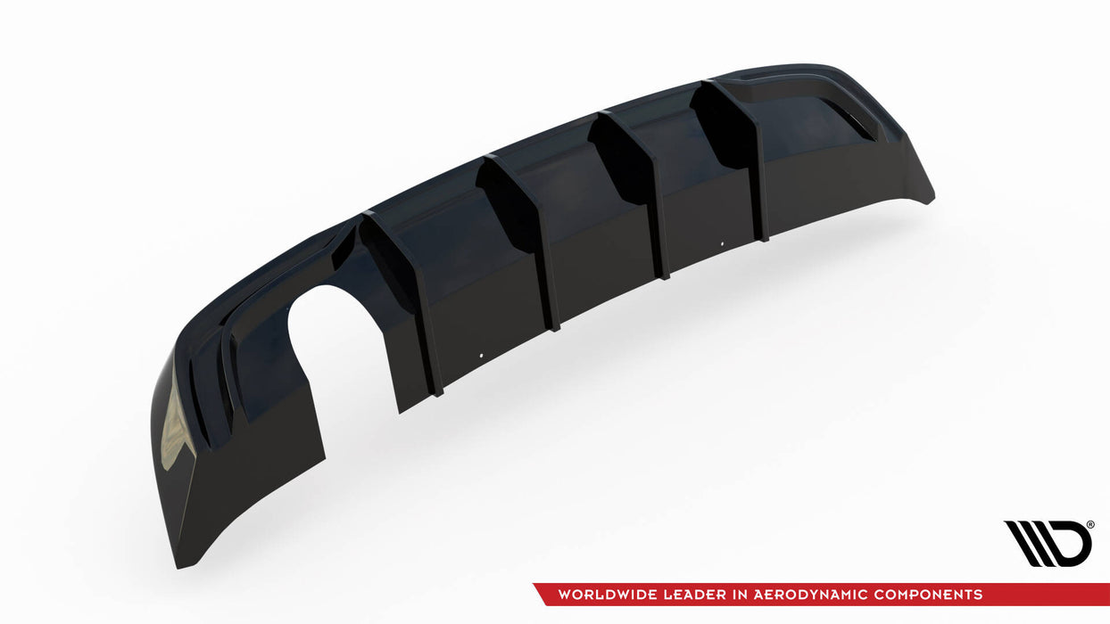 Maxton Design Rear Valance Audi A3 Sportback 8V Facelift (Version with one exhaust tip on single side)