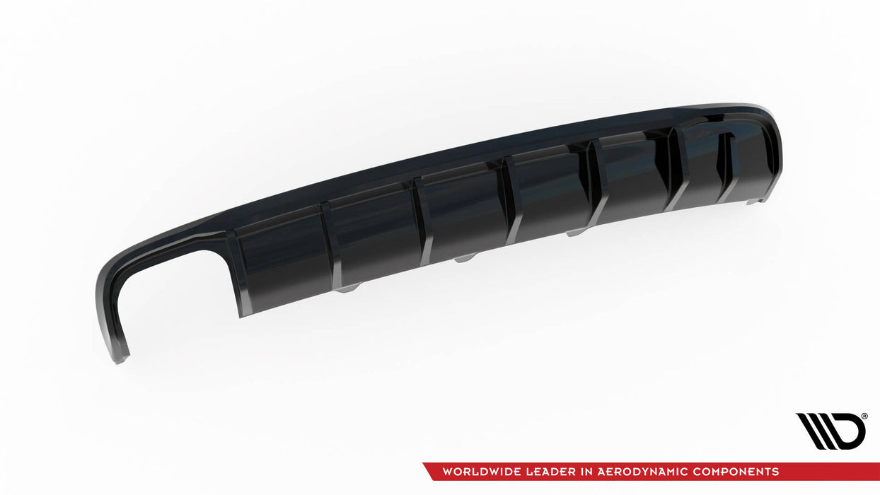 Maxton Design Rear Valance Audi A4 B8 Facelift (Single side dual exhaust version)