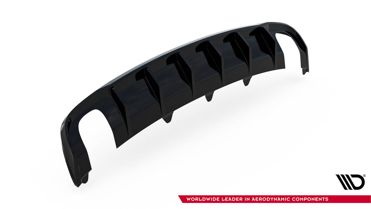 Maxton Design Rear Valance Audi A4 B8 Facelift (Version with single exhausts on both sides)