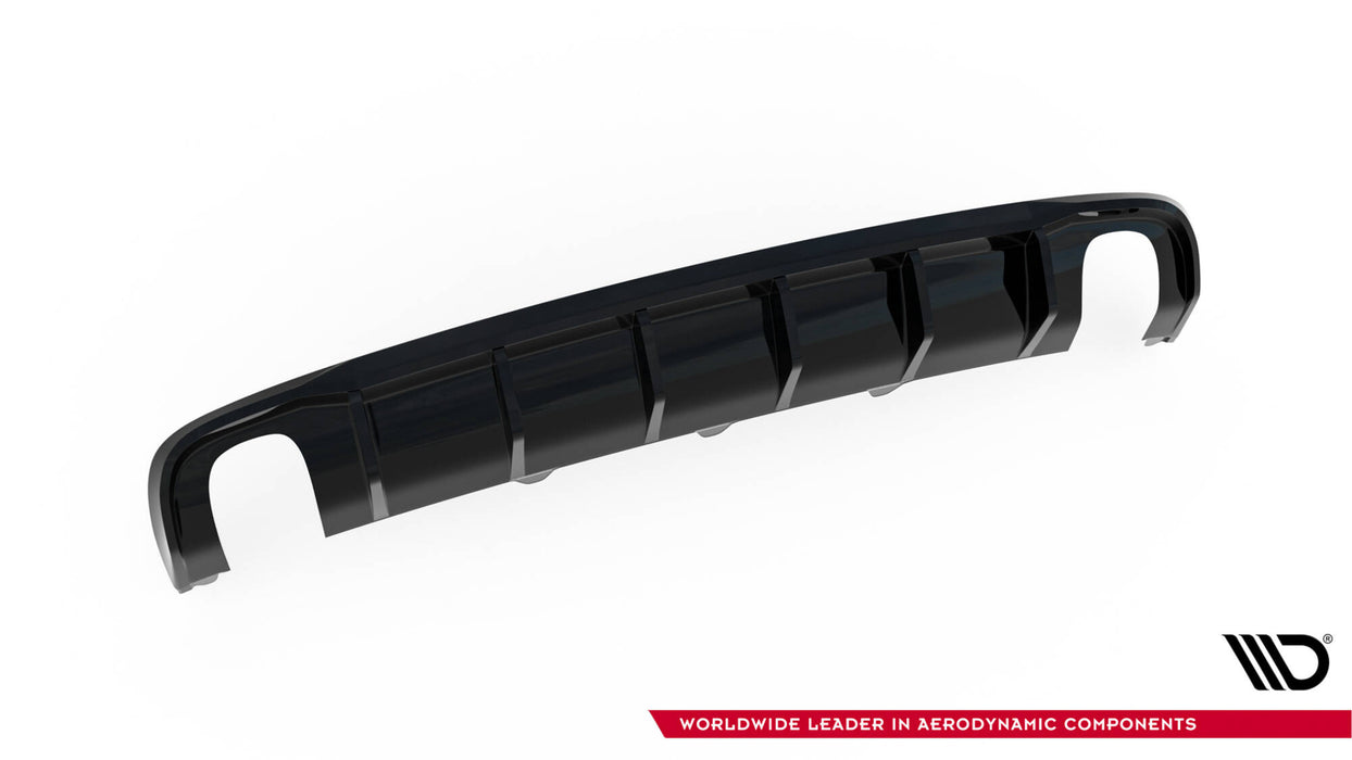 Maxton Design Rear Valance Audi A4 B8 Facelift (Version with single exhausts on both sides)
