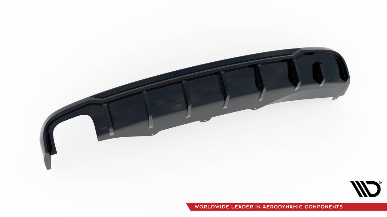Maxton Design Rear Valance Audi A4 B8 (Single side dual exhaust version)