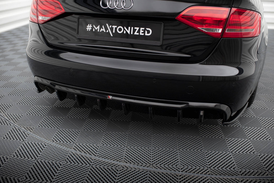 Maxton Design Rear Valance Audi A4 B8 (Single side dual exhaust version)