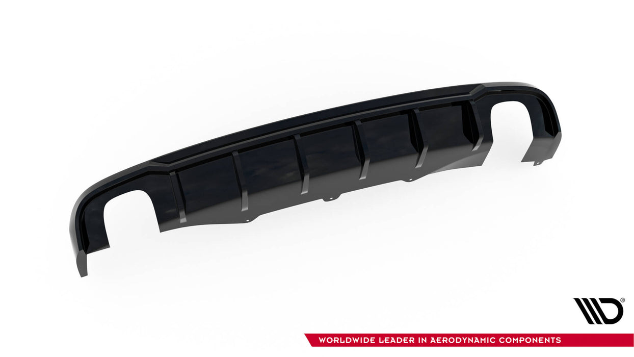 Maxton Design Rear Valance Audi A4 B8 (Version with single exhausts on two sides)