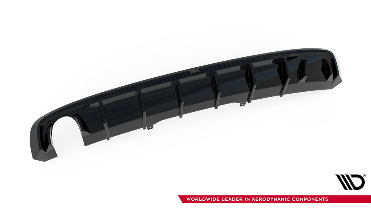 Maxton Design Rear Valance Audi A4 S-line B9 (Version with single exhaust tips on one side)