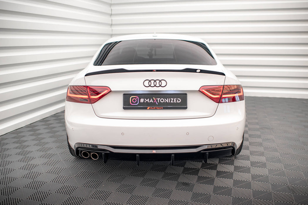 Maxton Design Rear Valance Audi A5 8T Facelift (Version with dual exhausts on one side)