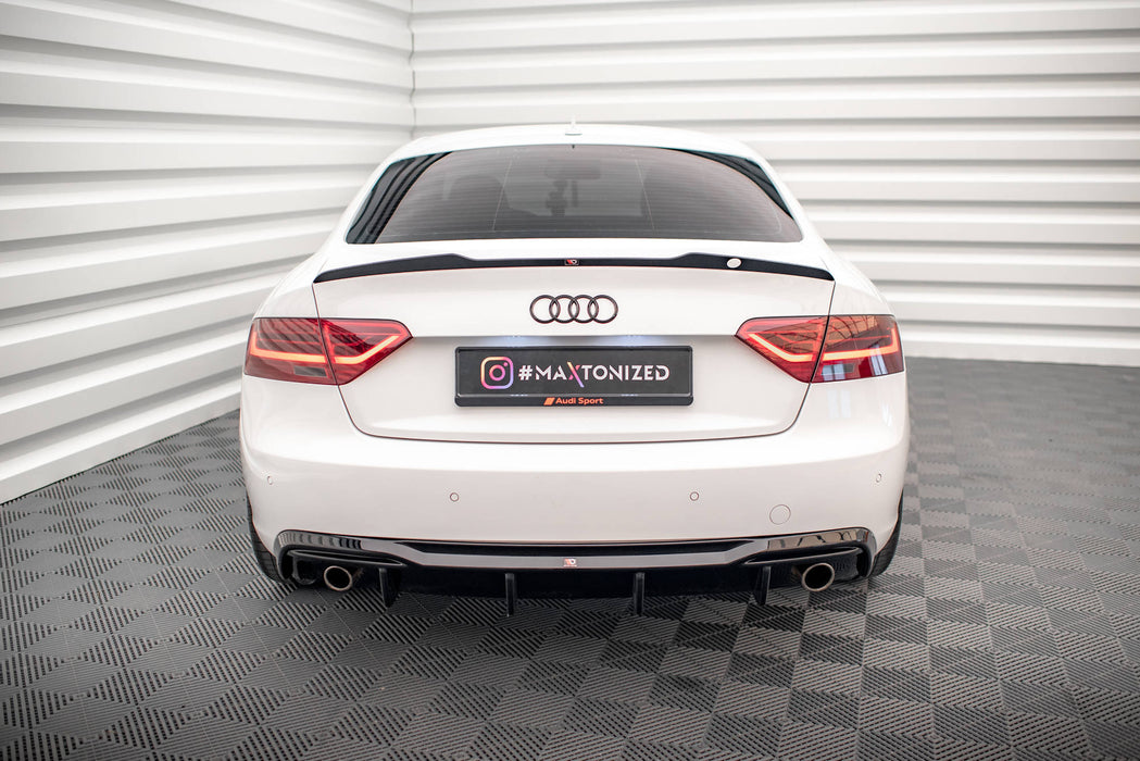 Maxton Design Rear Valance Audi A5 8T Facelift (Version with single exhausts on both sides)