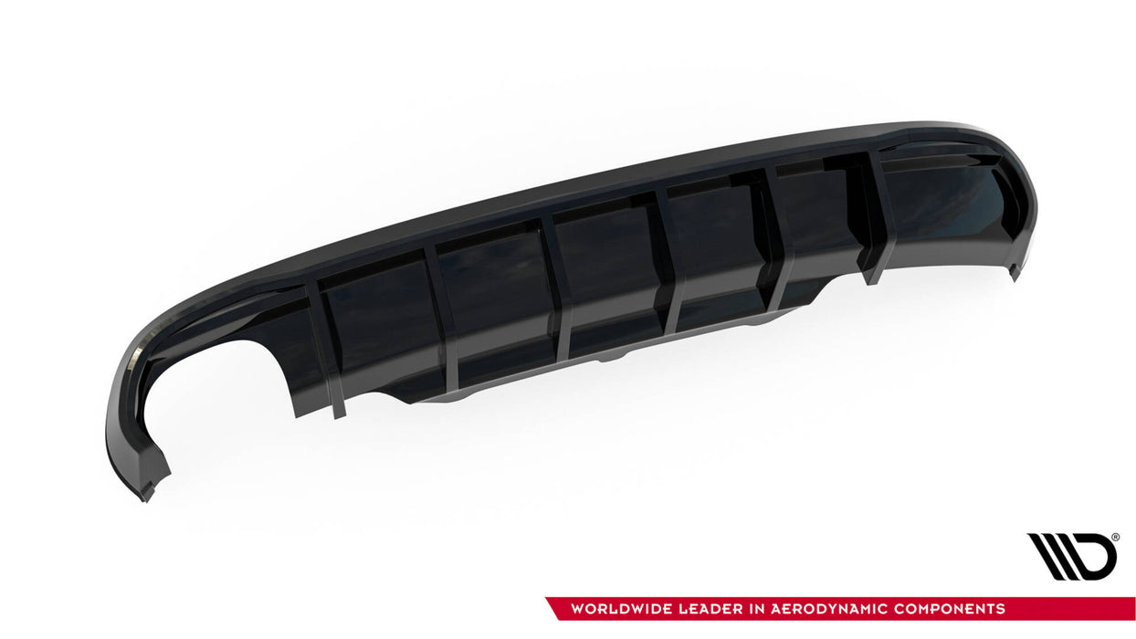 Maxton Design Rear Valance Audi A5 Coupe / Cabrio S-Line 8T (Single side dual exhaust version)