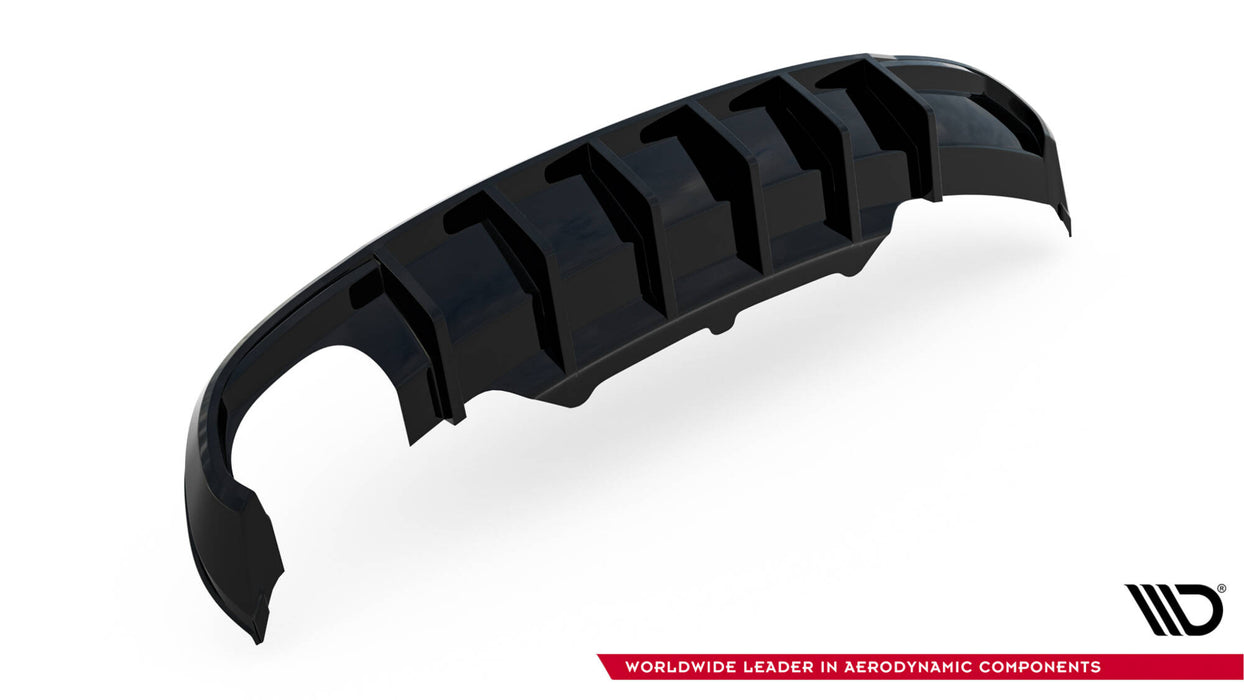 Maxton Design Rear Valance Audi A5 Coupe / Cabrio S-Line 8T (Single side dual exhaust version)