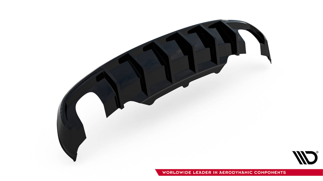 Maxton Design Rear Valance Audi A5 Coupe / Cabrio S-Line 8T (Version with single exhausts on both sides)