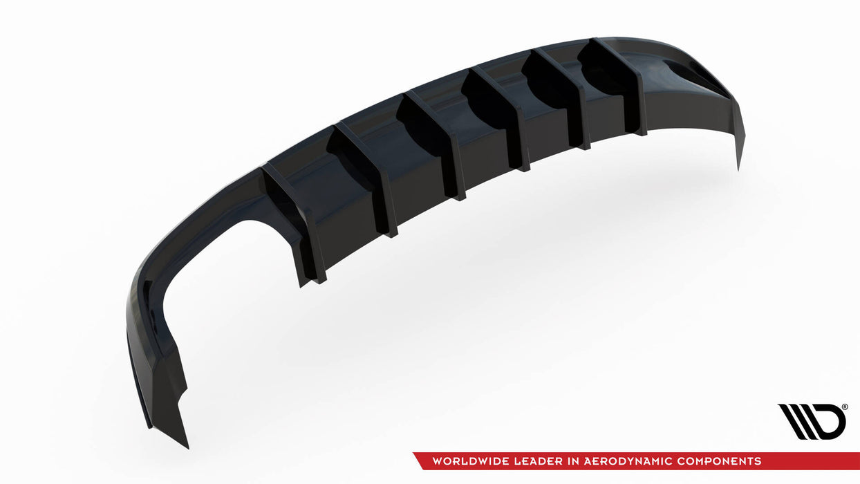 Maxton Design Rear Valance Audi A5 S-Line Coupe / Sportback 8T Facelift (Single side dual exhaust version)