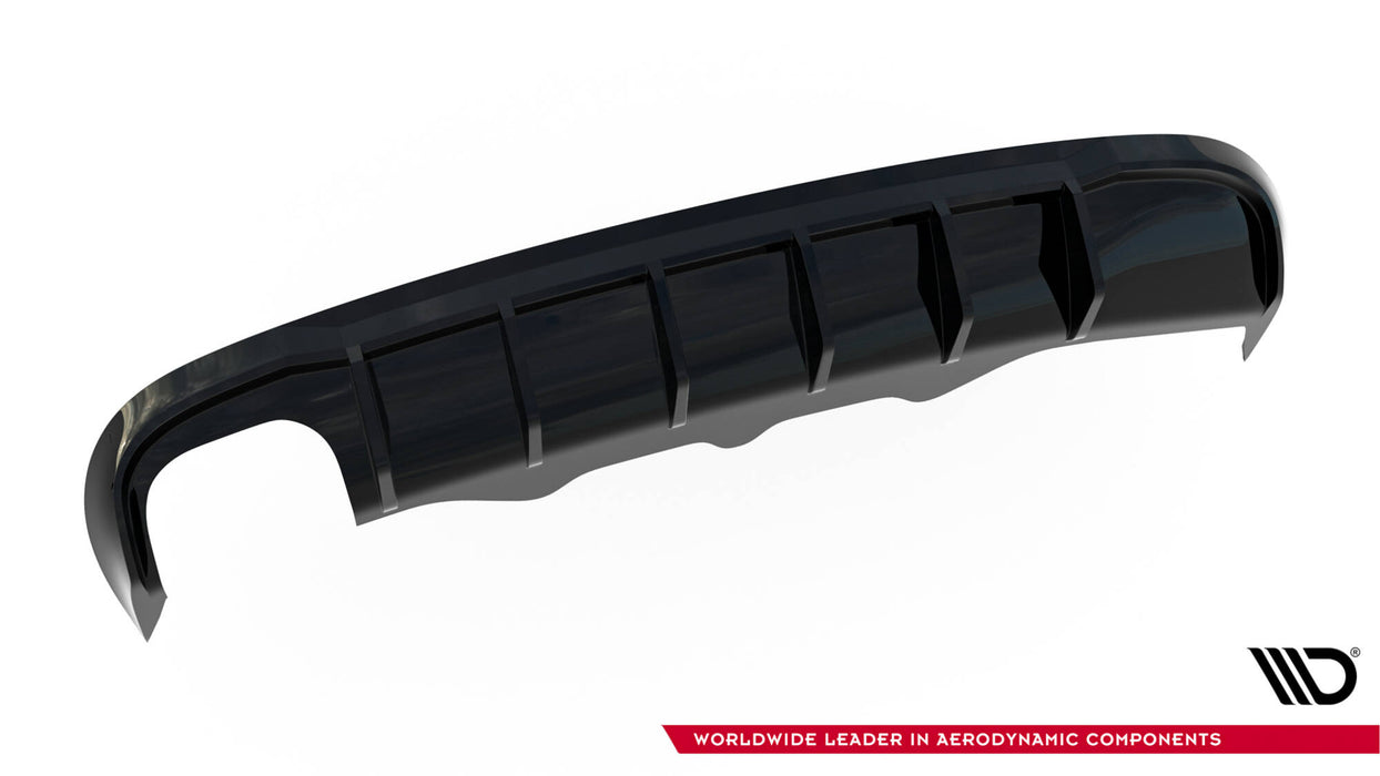 Maxton Design Rear Valance Audi A5 S-Line Sportback 8T (Version with dual exhaust tips on one side)