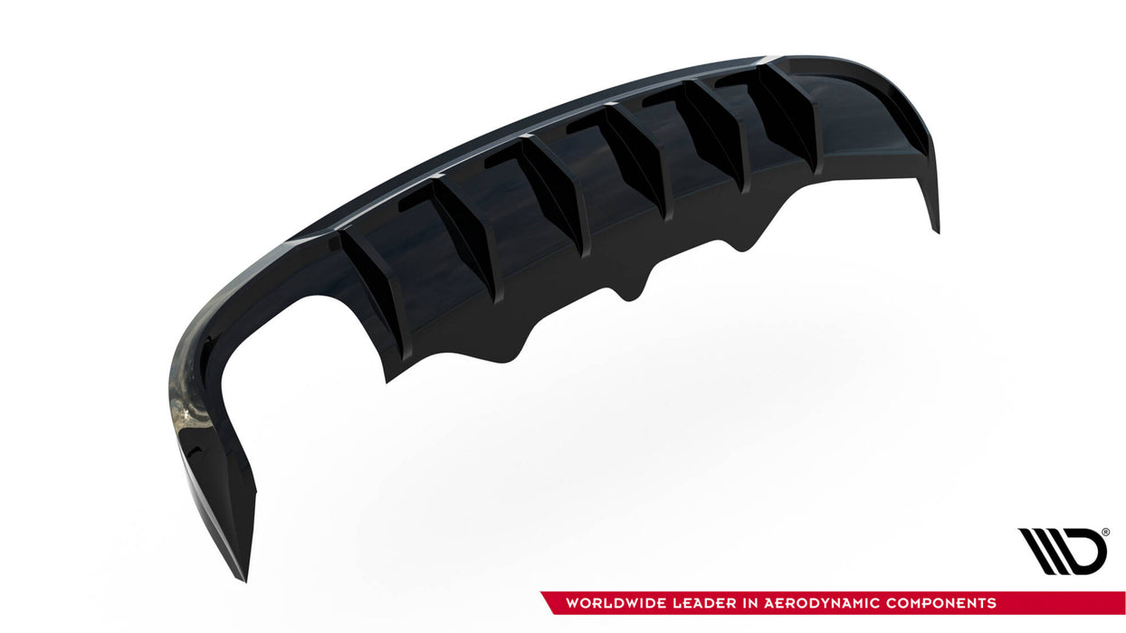 Maxton Design Rear Valance Audi A5 S-Line Sportback 8T (Version with dual exhaust tips on one side)