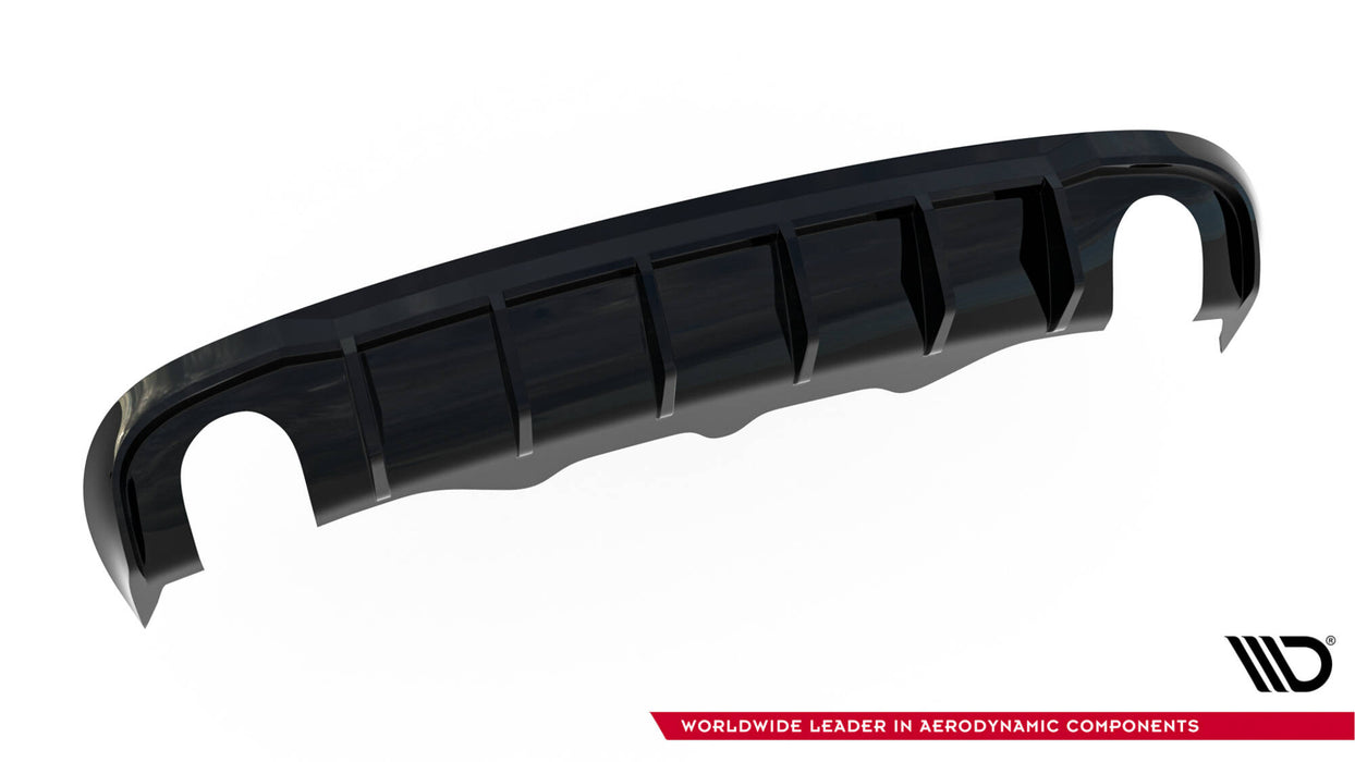 Maxton Design Rear Valance Audi A5 S-Line Sportback 8T (Version with single exhaust tips on both sides)
