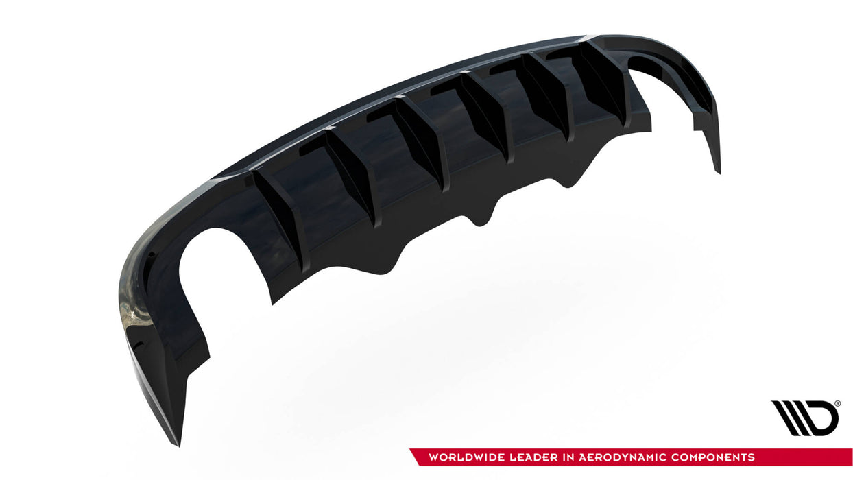 Maxton Design Rear Valance Audi A5 S-Line Sportback 8T (Version with single exhaust tips on both sides)