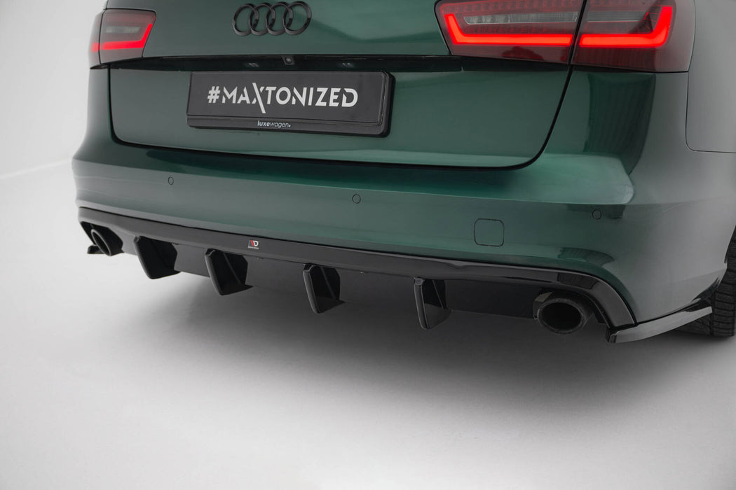 Maxton Design Rear Valance Audi A6 S-line Avant C7