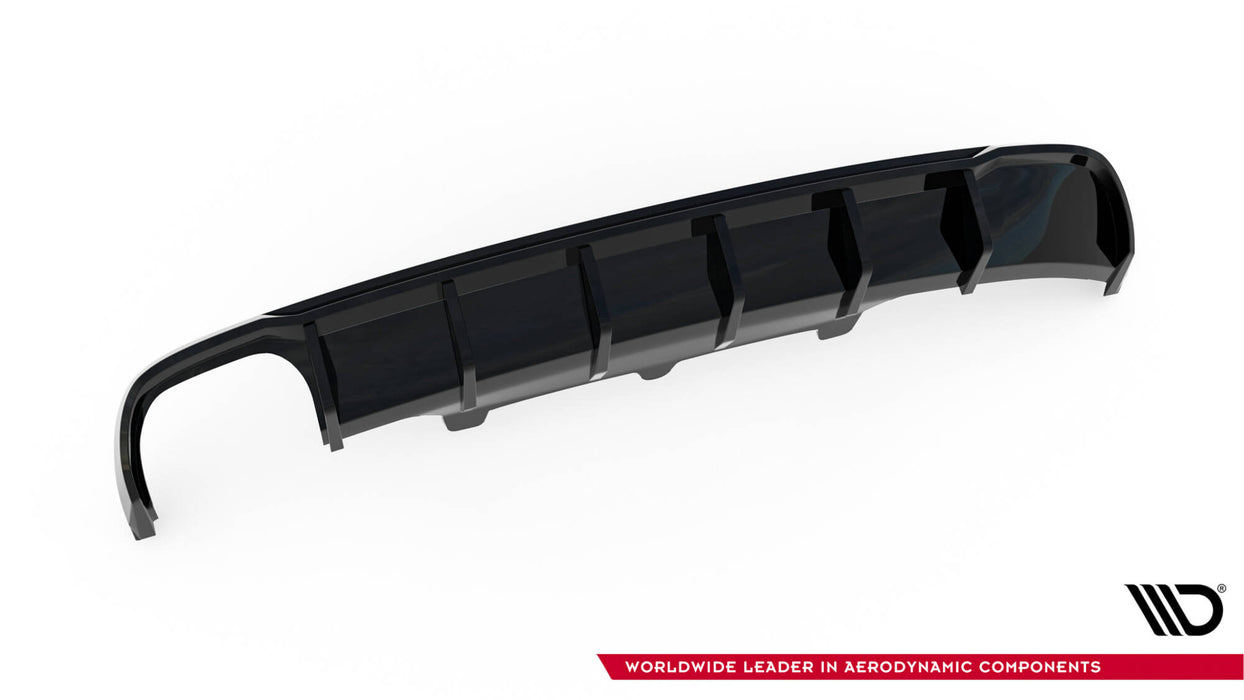 Maxton Design Rear Valance Audi A6 Sedan / Avant C7 (Single side dual exhaust version)