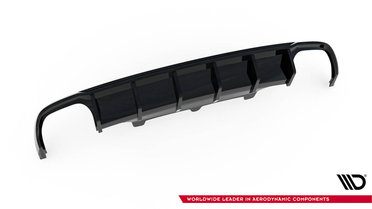 Maxton Design Rear Valance Audi A6 Sedan / Avant C7 (Version with dual exhausts on both sides)