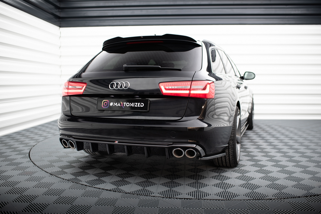 Maxton Design Rear Valance Audi A6 Sedan / Avant C7 (Version with dual exhausts on both sides)